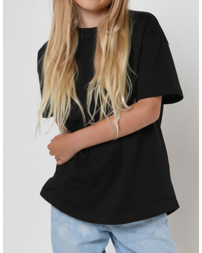 Дитяча повсякденна футболка Premium, чорний 55886, Колір: Чорний, Розмір: 140, зображення 5