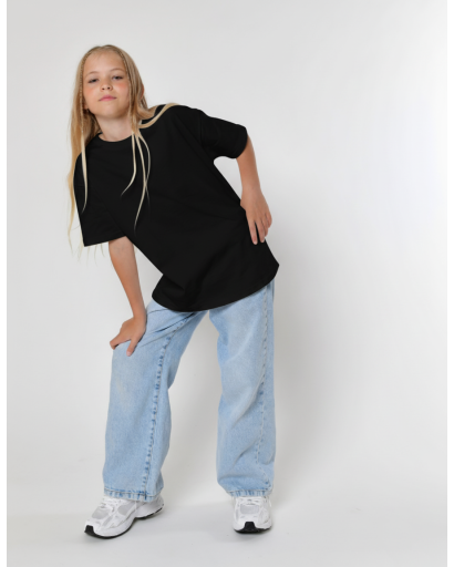 Дитяча повсякденна футболка Premium, чорний 55886, Колір: Чорний, Розмір: 140, зображення 6