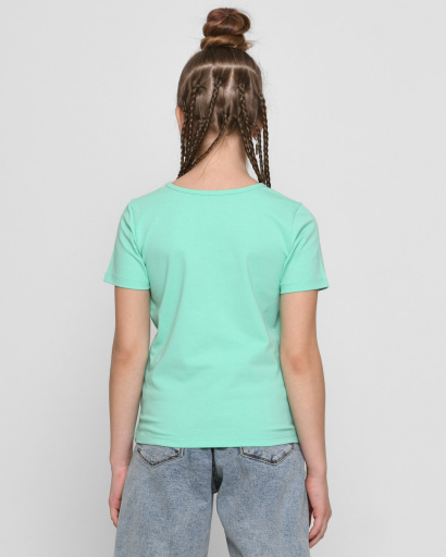 Детская футболка Standart, мята 56302, Цвет: Мята, Размер: 110, изображение 2