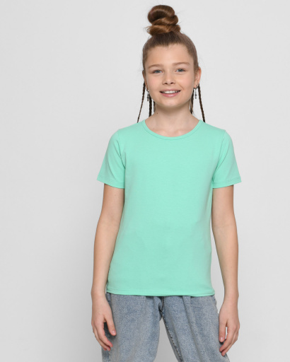 Детская футболка Standart, мята 56302, Цвет: Мята, Размер: 110, изображение 3