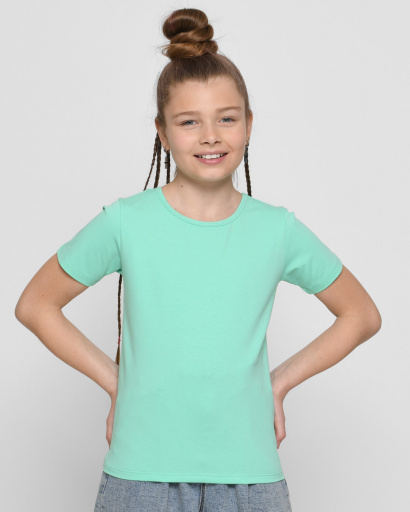 Детская футболка Standart, мята 56302, Цвет: Мята, Размер: 110, изображение 4