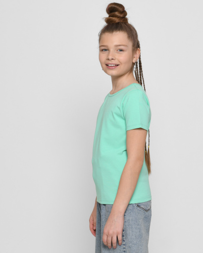 Детская футболка Standart, мята 56302, Цвет: Мята, Размер: 110, изображение 5