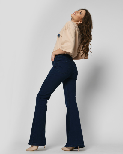 Женская бежевая футболка Standart с принтом Element 57909, Цвет: Бежевый, Размер: S, изображение 5