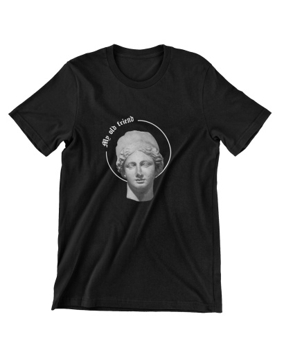 Жіноча футболка Standart oversize з принтом My Old Friend, чорний 57874, Колір: Чорний, Розмір: L, зображення 3