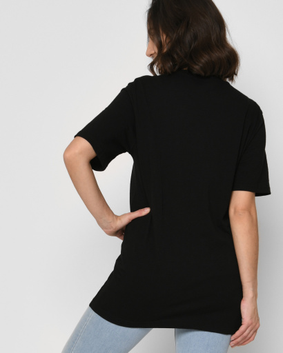 Жіноча чорна футболка з принтом Exclusively 57903, Колір: Чорний, Розмір: S, зображення 3