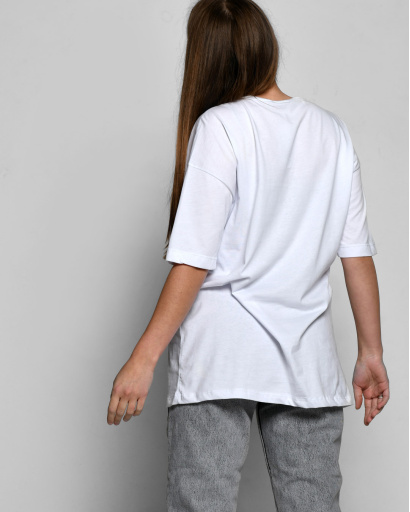 Жіноча біла футболка Standart з вишивкою The Hamptons 57918, Колір: Білий, Розмір: XL, зображення 2