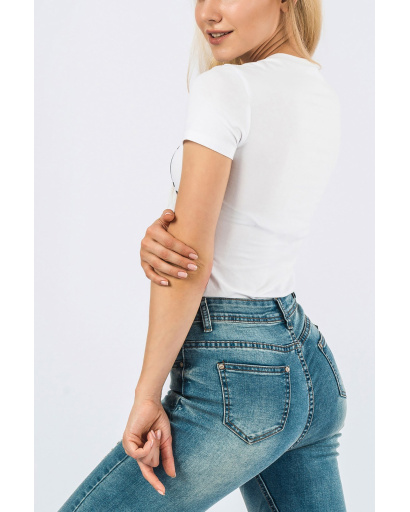 Женская футболкаCRC 201-3-1254 58036, Цвет: Белый, Размер: XS, изображение 2