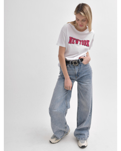 Белая женская футболка Standart "NewYork" 57933, Цвет: Белый, Размер: S, изображение 2