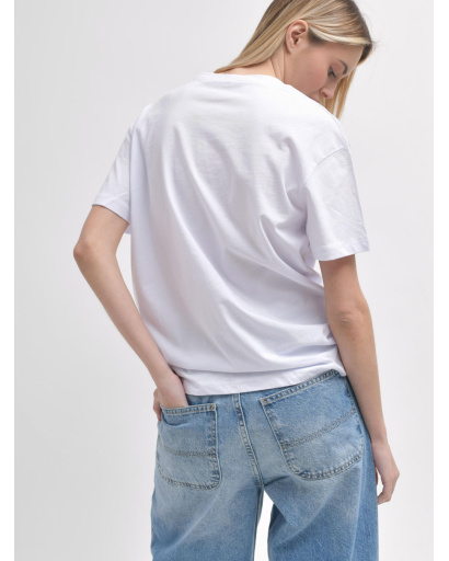 Жіноча біла футболка Standart "Tropical" 57936, Колір: Білий, Розмір: M, зображення 3