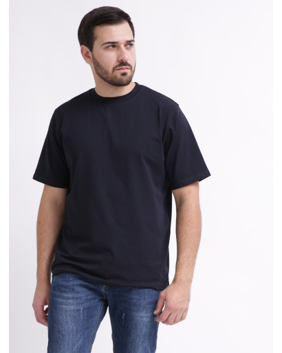 Футболка унісекс базова CRC FS-153-2 57823, Колір: Темно-синій, Розмір: L, зображення 3