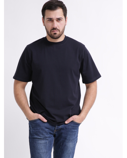 Футболка унісекс базова CRC FS-153-2 57823, Колір: Темно-синій, Розмір: L, зображення 4