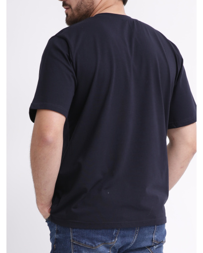 Футболка унісекс базова CRC FS-153-2 57823, Колір: Темно-синій, Розмір: L, зображення 5