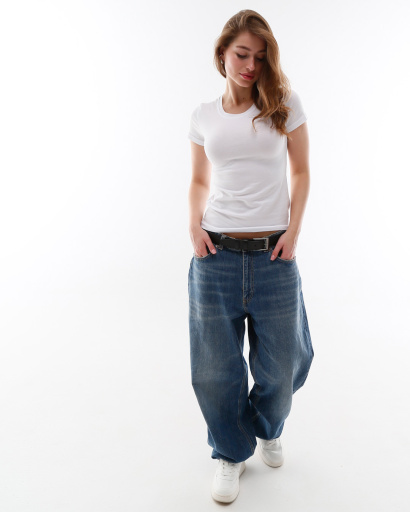 Футболка жіноча базова Standart CRC FS-201-3 57830, Колір: Білий, Розмір: XS, зображення 5