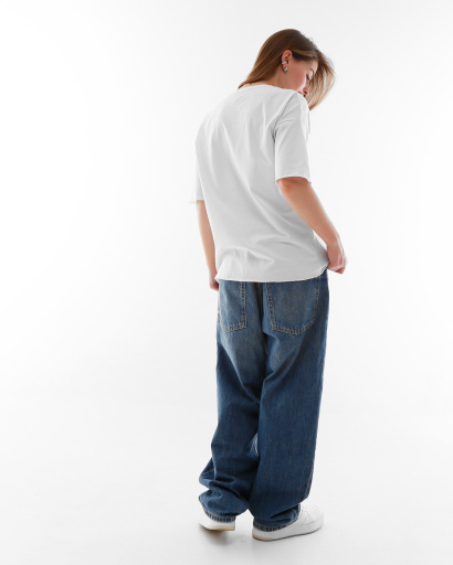 Футболка женская базовая oversize Standart CRC FS-218-3 57788, Цвет: Белый, Размер: XS, изображение 6