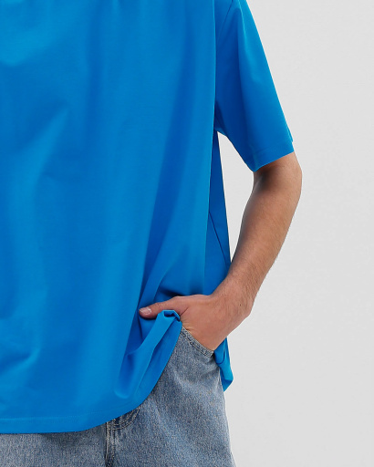 Футболка унисекс базовая oversize Premium CRC FP-133-21 57809, Цвет: Голубой, Размер: S, изображение 7