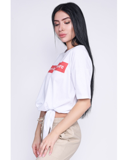 Футболка Carica FK-219-3-0989 57856, Цвет: Белый, Размер: XS, изображение 2