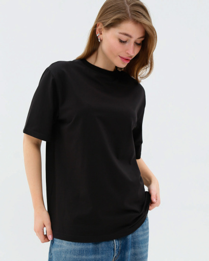 Футболка унисекс базовая oversize Premium CRC FP-133-8 57802, Цвет: Черный, Размер: XL, изображение 3