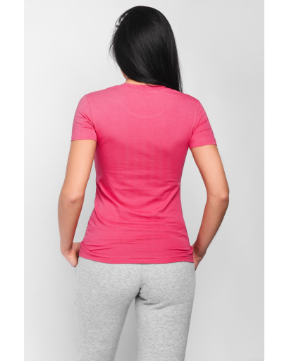 Футболка жіноча базова Standart CRC FS-201-9 57835, Колір: Малина, Розмір: XS, зображення 3