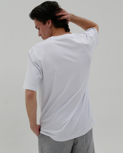 Футболка унісекс базова oversize Premium CRC FP-133-3-1 бавовна 57810, Колір: Білий, Розмір: M, зображення 4