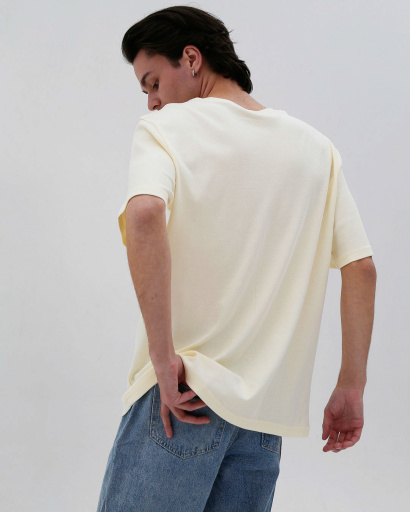 Футболка унісекс базова oversize Premium CRC FP-133-6 57808, Колір: Жовтий, Розмір: XL, зображення 9