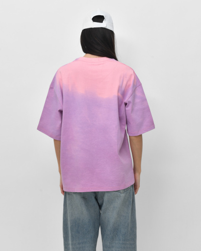 Футболка THERMOCHROMIC oversize жіноча, рожева 58023, Колір: Рожевий, Розмір: S, зображення 3