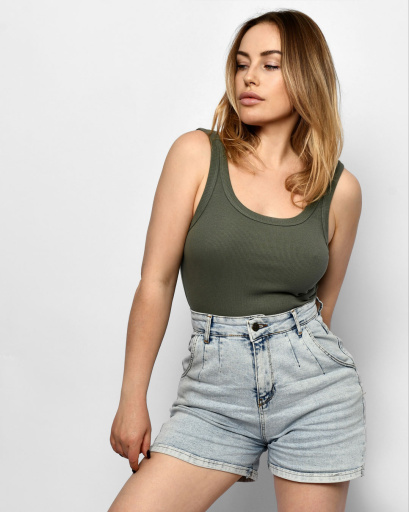 Майка CRC -15073-31 55673, Цвет: Хаки, Размер: M, изображение 3