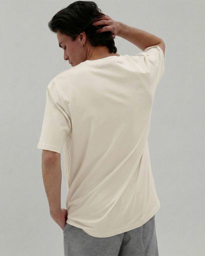 Футболка унисекс базовая oversize CRC FP-133-36 57829, Цвет: Молочний, Размер: S, изображение 6