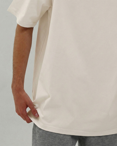 Футболка унисекс базовая oversize CRC FP-133-36 57829, Цвет: Молочний, Размер: S, изображение 7