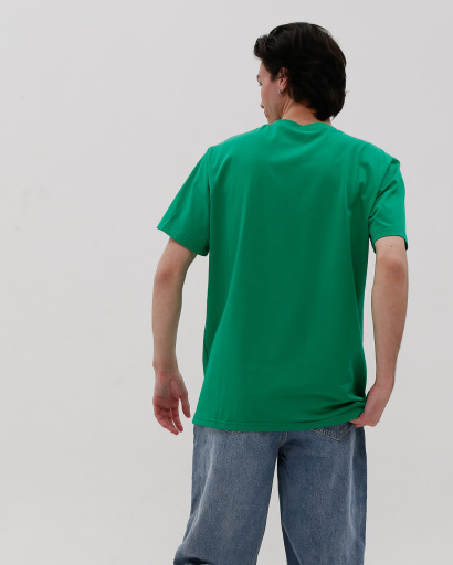 Футболка чоловіча базова Standart CRC FS-101-12 56178, Колір: Зелений, Розмір: S, зображення 4