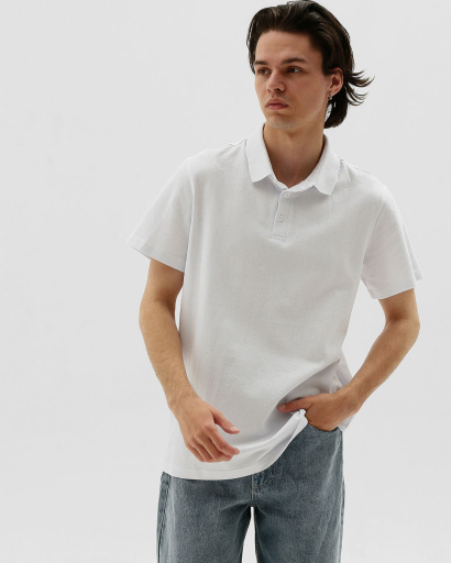 Футболка мужская поло Premium CRC FP-125-3 37383, Цвет: Белый, Размер: XS, изображение 4