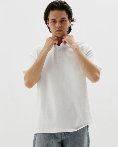 Футболка мужская поло Premium CRC FP-125-3 37383, Цвет: Белый, Размер: XS, изображение 2