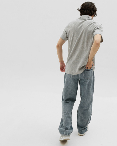 Футболка мужская поло Premium CRC FP-125-4 37384, Цвет: Серый, Размер: 2XL, изображение 3