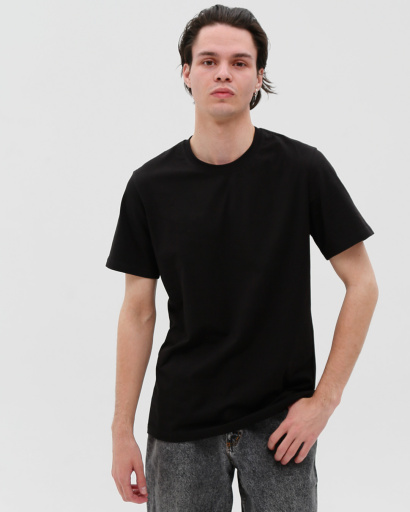 Футболка мужская базовая Standart CRC FS-101-8 29871, Цвет: Черный, Размер: S, изображение 5