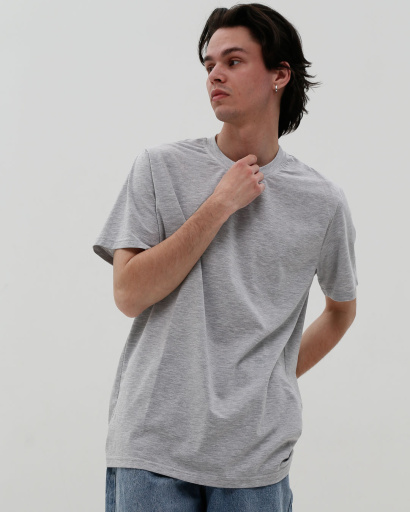 Футболка мужская базовая Standart CRC FS-101-4 32104, Цвет: Серый, Размер: XS, изображение 2