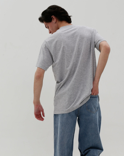 Футболка мужская базовая Standart CRC FS-101-4 32104, Цвет: Серый, Размер: XS, изображение 3