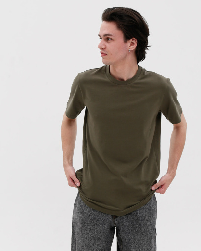 Футболка мужская базовая Standart CRC FS-101-1 31623, Цвет: Хаки, Размер: S, изображение 5