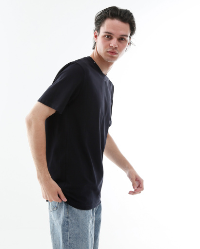 Футболка мужская базовая Standart CRC FS-101-2 31624, Цвет: Темно-синий, Размер: 2XL, изображение 4