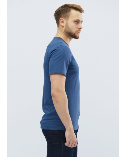 Футболка чоловіча базова Standart CRC FS-101-35 31625, Колір: Джинс, Розмір: M, зображення 2