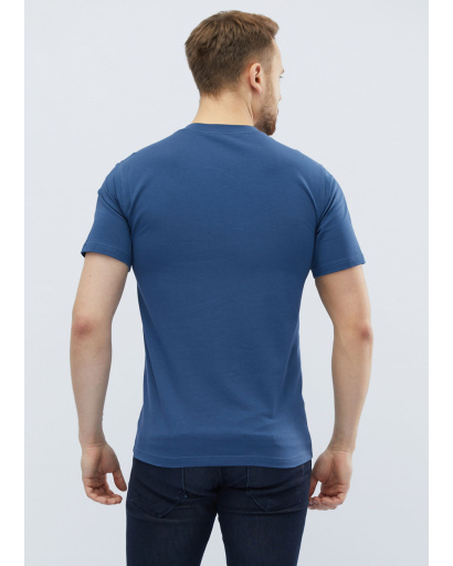 Футболка чоловіча базова Standart CRC FS-101-35 31625, Колір: Джинс, Розмір: M, зображення 3