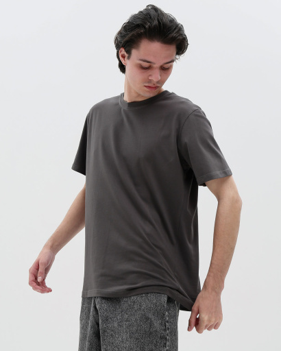 Футболка чоловіча базова Standart CRC FS-101-29 31626, Колір: Графіт, Розмір: XL, зображення 2