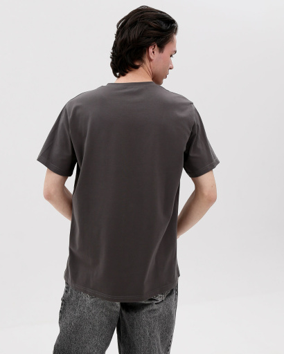 Футболка чоловіча базова Standart CRC FS-101-29 31626, Колір: Графіт, Розмір: XL, зображення 3