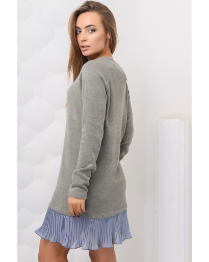 Платье Carica KP-10069-4 28190, Цвет: Серый, Размер: S, изображение 3