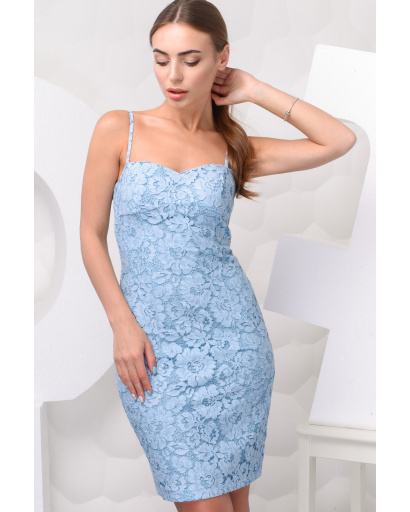 Платье Carica KP-10028-11 33106, Цвет: Голубой, Размер: XS, изображение 4