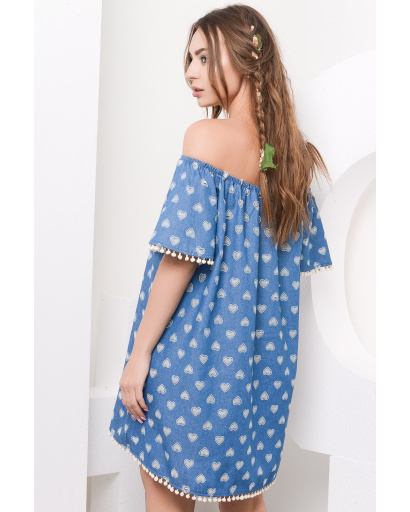 Платье Carica KP-10009-2 26131, Цвет: Синий, Размер: S, изображение 3