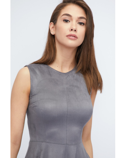 Платье Carica KP-10137-4 32791, Цвет: Серый, Размер: L, изображение 4