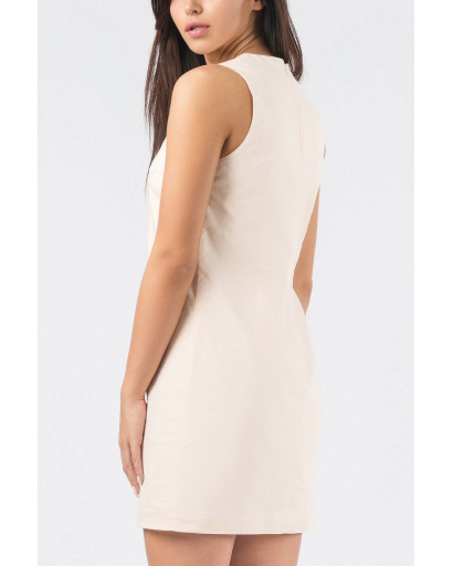 Маленькое персиковое платье на лето 33701, Цвет: Персиковий, Размер: XS, изображение 2