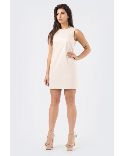 Маленькое персиковое платье на лето 33701, Цвет: Персиковий, Размер: XS, изображение 3