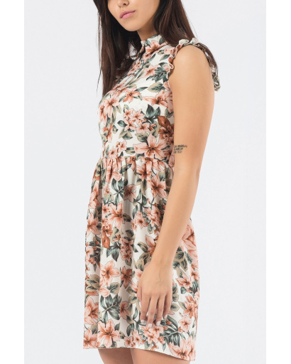 Сукня з принтом 33665, Колір: Мультиколор, Розмір: L, зображення 3