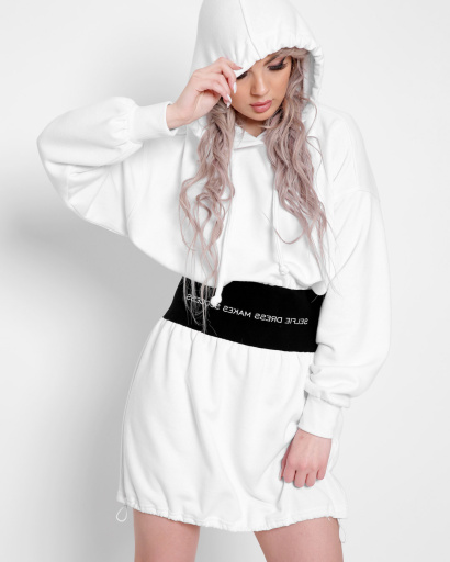 Спортивна біла сукня 41036, Колір: Білий, Розмір: XS, зображення 4