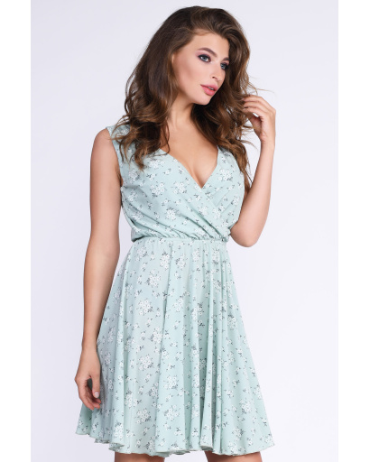Романтична жіноча сукня 35502, Колір: М'ята, Розмір: L, зображення 2